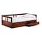 Alaterre Furniture Melody Twin to King Extendable Day Bed with Storage, Chestnut AJME1070 - alternate 4